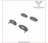 0986460972 Kit pastiglie freno Bosch Anteriore