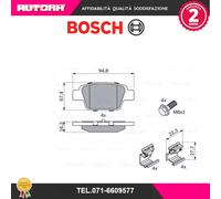 Textar Kit pastiglie freno 2371401 – Posteriore per freno a disco