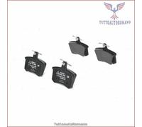 0986494059 Kit pastiglie freno Bosch Posteriore
