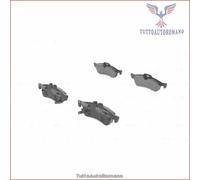 0986494130 Kit pastiglie freno Bosch Posteriore