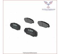 Set di pastiglie freno BOSCH 0 986 494 174, anteriore