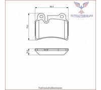 0986494210 Kit pastiglie freno Bosch Posteriore