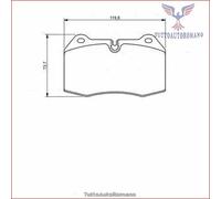 0986494282 Kit pastiglie freno Bosch Anteriore