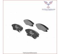 Bosch BP1355 - Pastiglie Freni Auto, Asse Anteriore - Qualità Bosch - Riduzione del Rumore e della Polvere - Certificazione ECE-R90 - Senza Rame - 1 Confezione da 4 Pastiglie