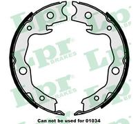 09870 LPR Kit ganasce, Freno stazionamento per LEXUS,NISSAN,RENAULT,TOYOTA