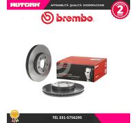 09946411 Coppia disco freno anteriore (MARCA-BREMBO)..