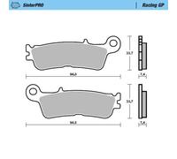 099822 BRAKE PAD NITRO SPORT YAMAHA YZ 125 MONSTER ENERGY EDITION 2025