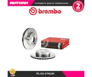 09A45810 Coppia disco freno anteriore (MARCA BREMBO)..