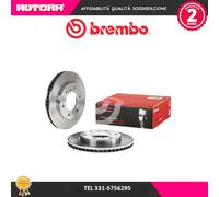 09A86810 Coppia disco freno anteriore (MARCA-BREMBO)..