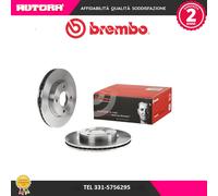 09A96824 Coppia disco freno anteriore (MARCA-BREMBO)..