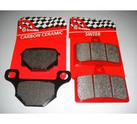 09CC PASTIGLIE FRENO BREMBO ANTERIORE POSTERIORE APRILIA RS4 125 PINZA AJP 2013