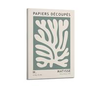 0henri Matisse Cut Outs Stampa artistica da parete astratta vintage Matisse poster colorato Berggruen Cie Papiers Decoupes arte botanica verde arte da parete per decorazione della stanza poster