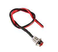 0spia 12v,spia led 12v diurna,voyant led bleu,temoin led 12v,12 volt red led lights,mixed 12v red led,prewired pilot light,led panel warning light,external indicator light,red led