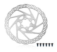 0XBIT 180mm Freni a Disco Bici, Disco Freno Mtb in Acciaio Inossidabile 1cr13, Freno a Disco a 6 Fori, Distanza Relativa Tra i Fori 44mm, Adatto per Mountain Bike e Bici da Strada
