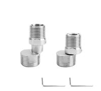 0XBIT 2 Pezzi Eccentrico Rubinetto Doccia, Girevole a 360 Gradi Raccordo Eccentrico Rubinetto, Lunghezza Regolabile Eccentrici per Rubinetto a Muro, per Cucina, Bagno