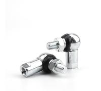0XBIT Bullone a Sfera, 2 Pezzi CS16 M10 Snodo Sferico, Filettato Rod end Bearing, La Filettatura Interna è M10x1,5, Sfera a Forma di L per Macchine edili, Apparecchiature per L'automazione