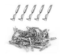 0XBIT Connettore ISO Autoradio, 50 Pezzi Contatti Mini ISO, ISO Radio Record Fascio Spina, Mini ISO Contatti per Sezioni Del Cavo Da 0,50 Mm² A 1 Mm², Diametro Del Filo Da 18 A 22 Awg