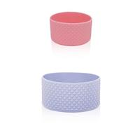 0XBIT Coperchio Inferiore Protettivo per Bottiglia d'acqua, 2 Pezzi Silicone Copertura Antiscivolo per Fondo per Tazza D'acqua, Adatto per Thermos e Bottiglie D'acqua