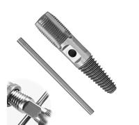 0XBIT Estrattore per Viti, Estrattore per Viti a Doppia Testa da 1/2", Rotto Estrattore Bullone, Estrattore Viti Danneggiate, Adatto per Rimuovere Viti Rotte e Riparare Filettature di Tubi