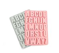 0XBIT Stampi in Silicone Cioccolato, 2 Pezzi Stampi in Ilicone per Dolci, Stampi Cioccolatini con 26 Modelli di lLettere, per Fare Cioccolatini, Biscotti, Torte, Caramelle con l'alfabeto