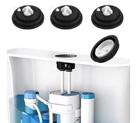 0XBIT Valvola Rondella, 4 Pezzi Membrana Rondella, Gomma Valvola A Galleggiante Membrana, Valvola Di Ingresso Dell'Acqua Del Wc Adatto per Valvola Acqua Serbatoio Wc