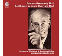 ブラームス : 交響曲第1番、「レオノーレ」序曲第3番 / ヴィルヘルム・フルトヴェングラー、トリノ・イタリア放送交響楽団 (Brahms : Symphony No.1 & Leonore Overture No.3 / Wilhelm Furtwangler & Orchestra Sinfonica di Torino della RAI) [CD] [国内プレス] [日本語帯・解説付き]