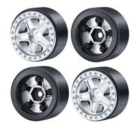 1.0 Cerchi Beadlock In Plastica Per Axial Per SCX24 1/24 Parti RC Ricambi | Cerchi leggeri della parte aggiornamento dell'auto RC riducono l'inerzia dello sterzo fissa facile