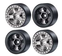1.0 Cerchi Beadlock In Plastica Per Axial Per SCX24 1/24 Parti RC Ricambi | Cerchi leggeri della parte aggiornamento dell'auto RC riducono l'inerzia dello sterzo fissa facile
