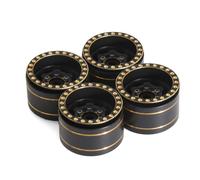 1.0 Mozzos Beadlocks Ottones Per TRX4M Per SCX24 AX24 1/18 1/24 | Parti aggiornamento auto RC cerchi ottone ampliano posizione stabilità sul fianco facile imbullonata Ricambio