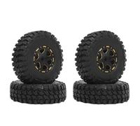 1.0 Ruote Beadlock Cerchioni Per Jimny 1/24 Mozzo Pneumatici Auto | Ruote beadlock in ottone CNC aggiungono un peso critico per una stabilità laterale superiore crawler Pneumatici