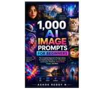 1,000 AI Image Prompts for Beginners: The Complete Beginner's Prompt Library for Creating Stunning AI Art, Characters, Landscapes, Products, Social Media Images, and More