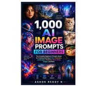 1,000 AI Image Prompts for Beginners: The Complete Beginner's Prompt Library for Creating Stunning AI Art, Characters, Landscapes, Products, Social Media Images, and More