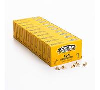 1.000 Fermacampioni Ottonati N°1 (11 Mm) - Stecca da 10 Scatole da 100 Pz. - Leone Dell'Era Hecho en Italy