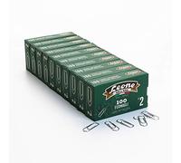 1.000 Fermagli Zincati Leone Dell'Era, N°2 0,85 x 26 mm - punta triangolare