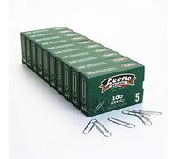 1.000 fermagli zincati leone dell'era n°5 - mm. 49 - stecca da 10 scatole da 100 pz. - made in italy