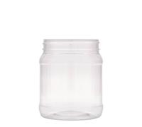 1.000 ml barattolo in PET 'Lulu', plastica, bocca: 100/400