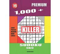 1,000 + Premium sudoku killer 9x9: Logic puzzles medium - hard levels: 19