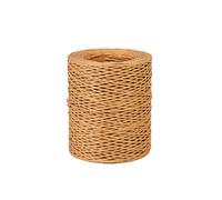 1.0Mm Light Brown Floral Bind Wire Wrap Twine Handmade Iron Paper Ratt