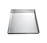 1,0mm Vaschetta Raccolta Acqua Acciaio Inox 304, Vassoio Rettangolare Multiuso for Barbecue, Cucina E Garage, Altezza 2cm/5cm Piastra Metallo(50 * 30 * 5cm)