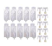 1 0pcs DX5 Serranda di inchiostro for Epson TX800 XP600 Mimaki TS3 JV33 CJV30 TS5 JV2 Galaxy Inkjet Stampter Dumper Filter Solvent Acqua a base d'acqua (Color : As pictrure)