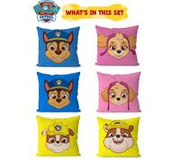 1/1/1/1/2/2/2/4 pezzi Federe per cuscino con motivo dei Paw Patrol, con una scatola di spugna e una stella, realizzate in materiale in poliestere super morbido e confortevole, lavabili in lavatrice, a