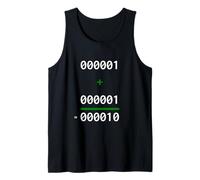1+1=10 Binary Matematica Joke Programmatore Umorismo Canotta