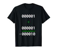 1+1=10 Binary Matematica Joke Programmatore Umorismo Maglietta