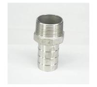 1-1/2" BSPT Male Fit Hose I/D 40mm Hose Barbed 304 Stainless Steel Pipe Fitting Hose tail Connector 230 PSI