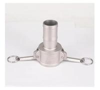 1-1/2" Hose Barbed 304 Stainless Steel Type C Socket Camlock Connector Cam and Groove Coupler