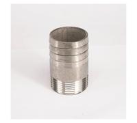 1-1/4" BSPT Male x Fit 1.6" I/D Hose Barb 304 Stainless Pipe Fitting Hosetail Connector Water Gas Oil
