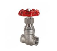 1-1/4" Female Thread Stainless Steel SS304 Gate Valve DN32 Straight through Gate Valve 1.6Mpa YZWRWRMKTB