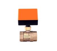1-1/4" Motorized Ball Valve 220V 12V 24V 3-Wire 2 Point Control DN32 Brass Electric Ball Valve(24VDC)