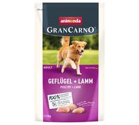 1 + 1 gratis! 2 x 1 / 4 / 12 kg animonda GranCarno Crocchette per cane - 2 x 4 kg Adult Pollame + Agnello