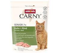 1 + 1 gratis! 2 x 350 g / 2 x 10 kg animonda Carny Crocchette per gatto - 2 x 350 g Senior Pollo + Manzo